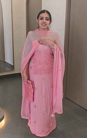 Buy Chinnon Lucknowi Salwarsuit | Priya Boutique | 100%Qlty